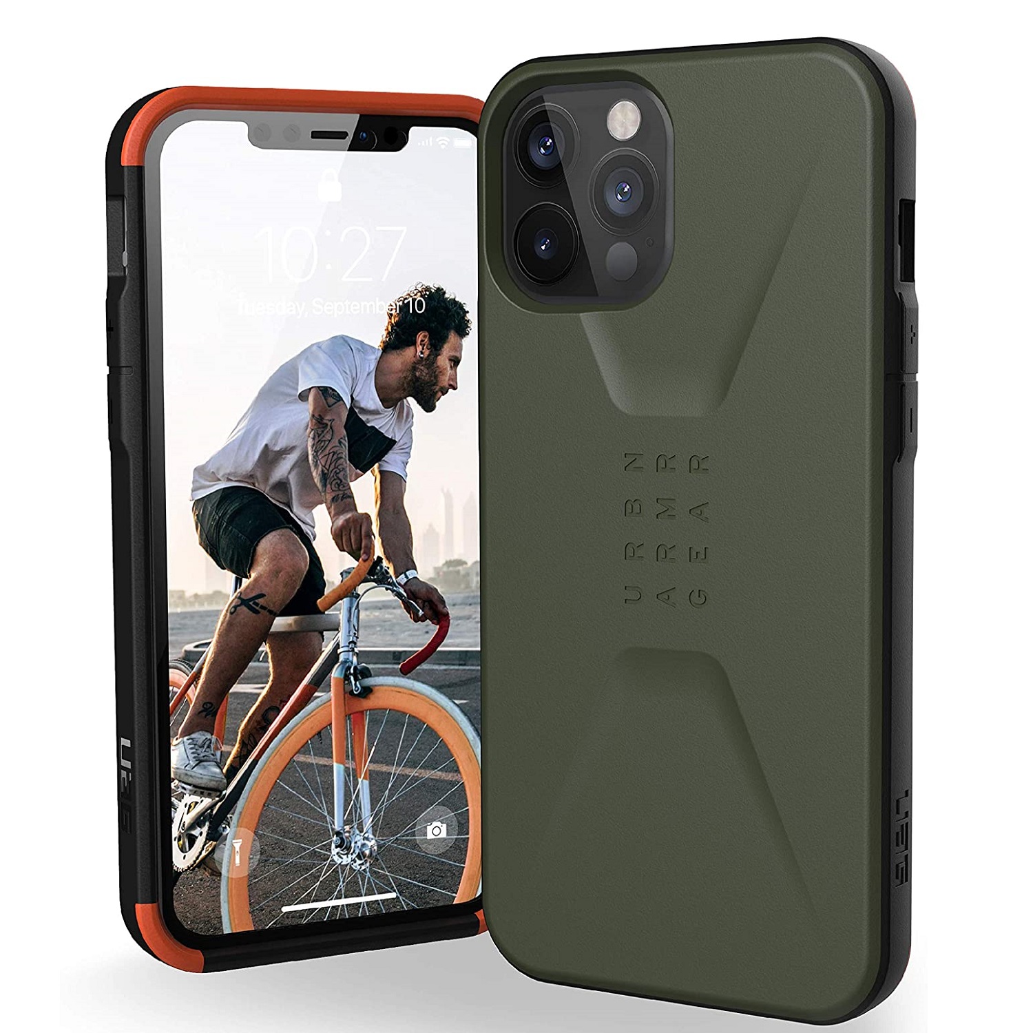 Противоударный защитный чехол UAG Civilian Olive для iPhone 12 Pro Max