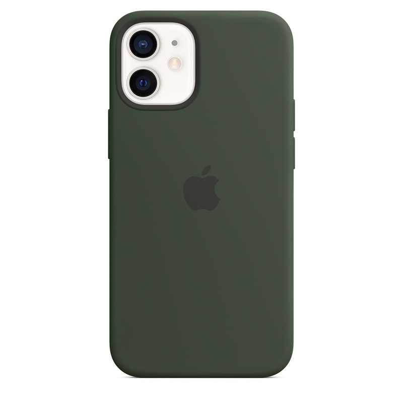 Силиконовый чехол Apple iPhone 12 mini Silicone Case with MagSafe - Cyprus Green (MHKR3ZE/A) для iPhone 12 mini
