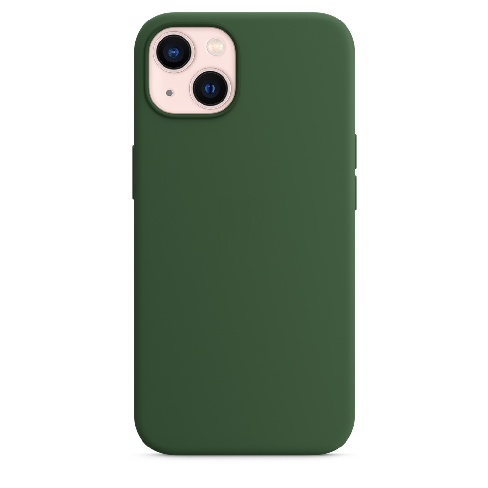 Силиконовый чехол Naturally Silicone Case with MagSafe Clover для iPhone 13