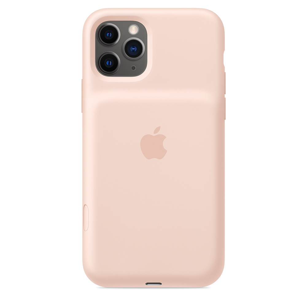 Силиконовый чехол-аккумулятор Apple Smart Battery Case Pink Sand (MWVN2ZM/A) для iPhone 11 Pro