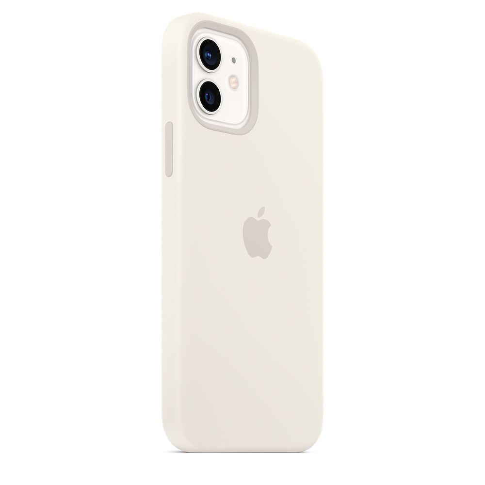 Силиконовый чехол Apple iPhone 12/12 Pro Silicone Case with MagSafe - White (MHL53ZE/A) для iPhone 12/12 Pro