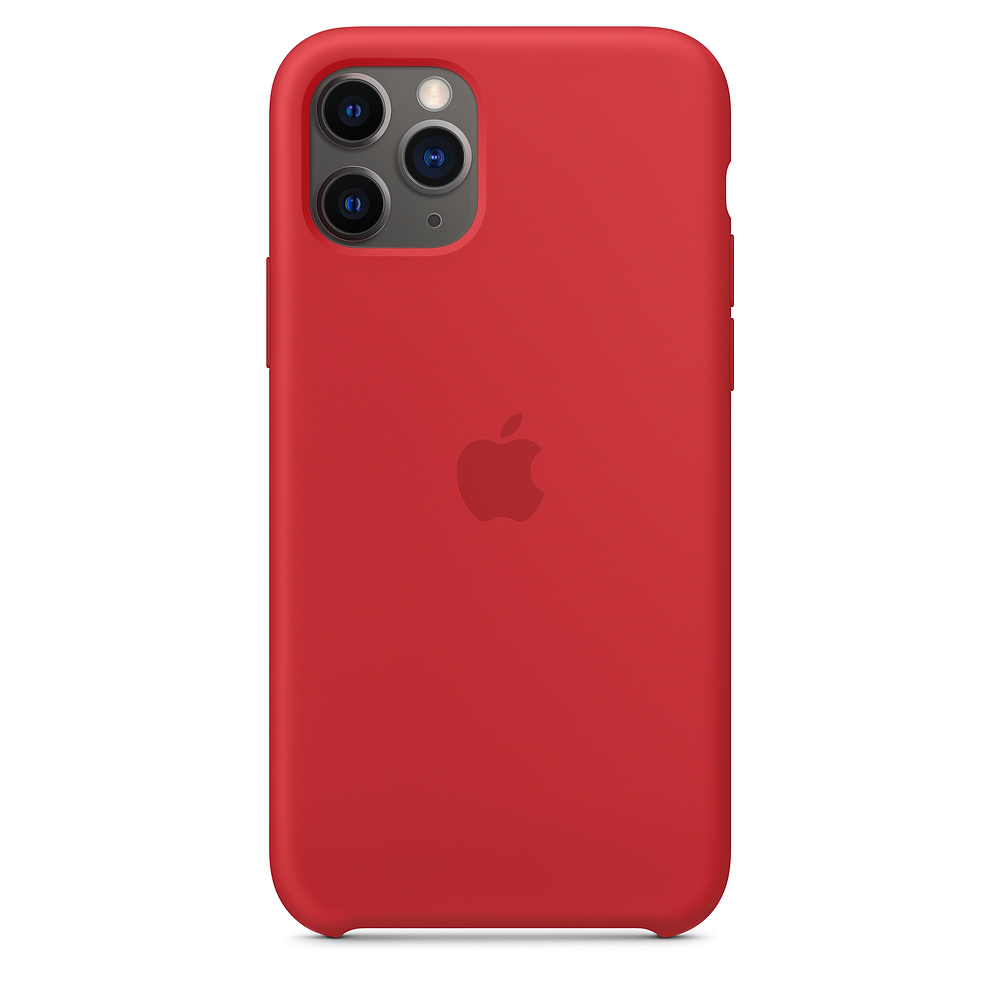 Силиконовый чехол Apple iPhone 11 Pro Silicone Case - (PRODUCT)RED (MWYH2ZM/A) для iPhone 11 Pro