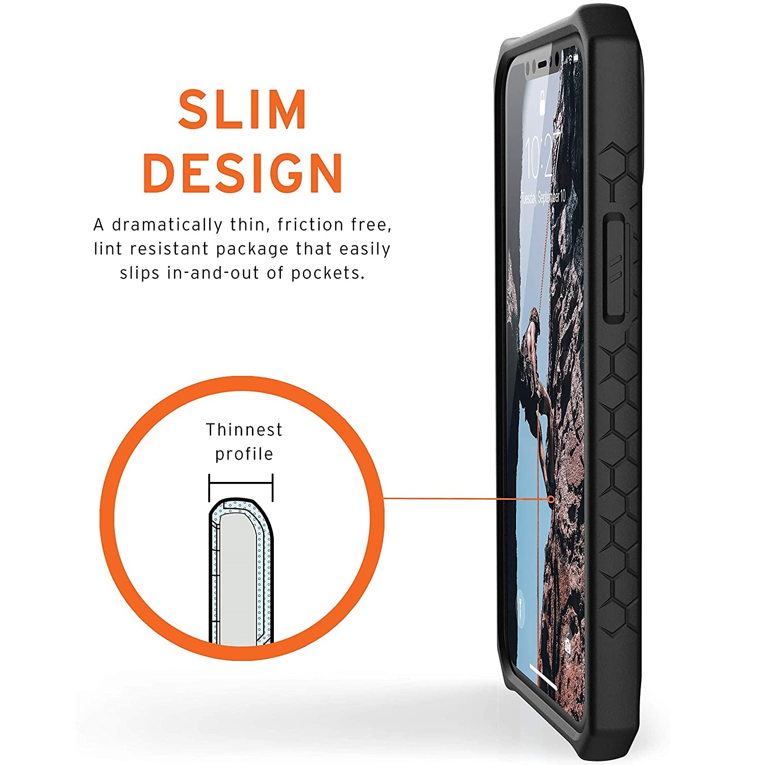 Противоударный защитный чехол UAG Monarch Crimson для iPhone 12 Pro Max