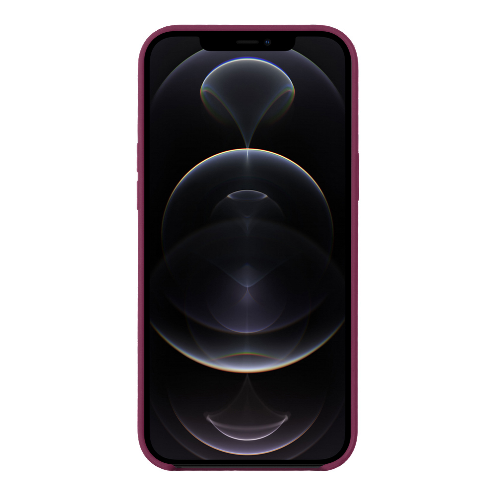 Чехол Deppa Liquid Silicone Case Burgundy (87785) для Apple iPhone 12 Pro Max