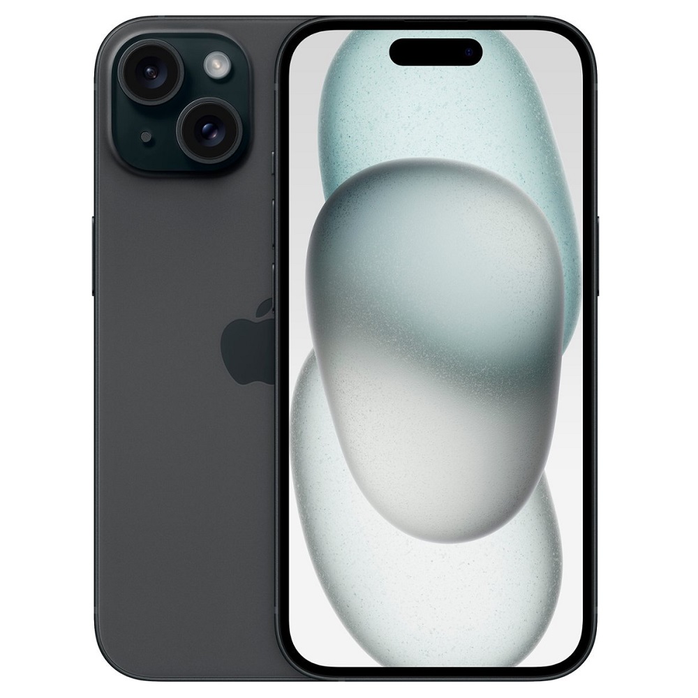 Смартфон Apple iPhone 15 128GB Black (nano SIM + eSIM) (A3089/A3090)