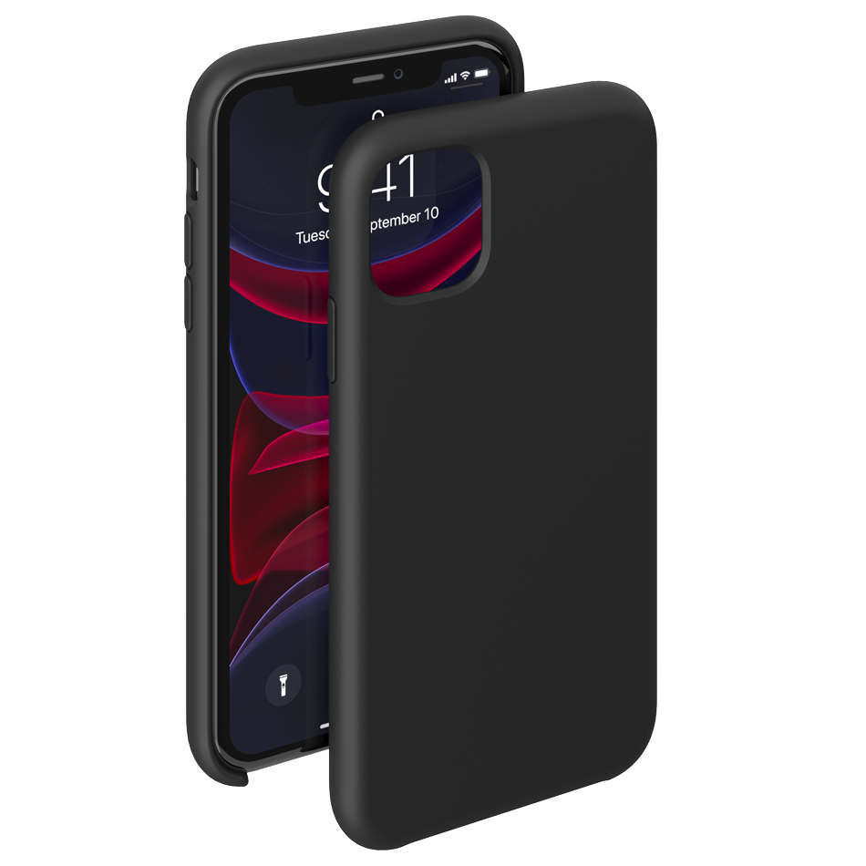 Чехол Deppa Liquid Silicone Case Black (87300) для iPhone 11