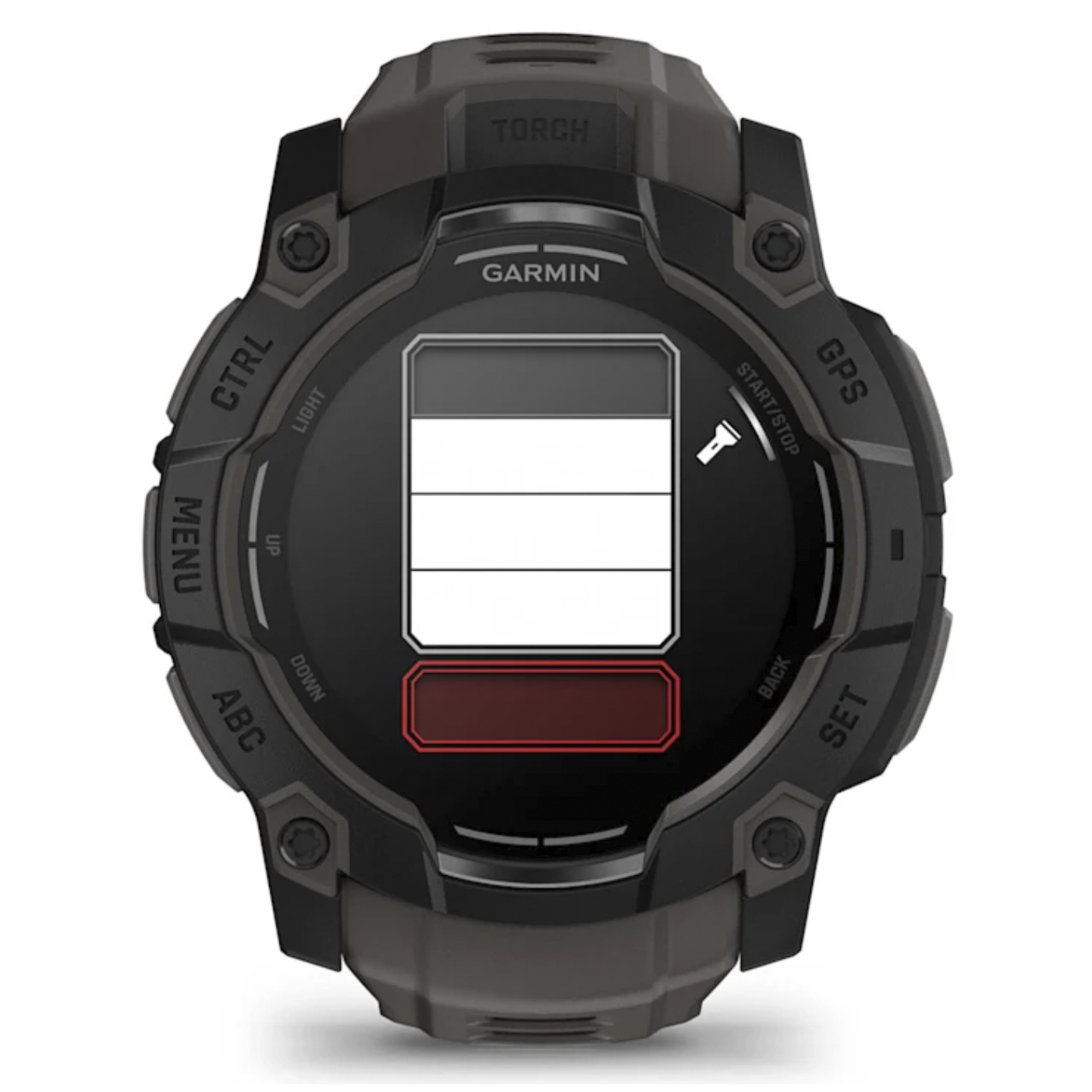 Умные часы Garmin Instinct 3 – 50 mm, AMOLED Black with Charcoal Band (010-03020-00)