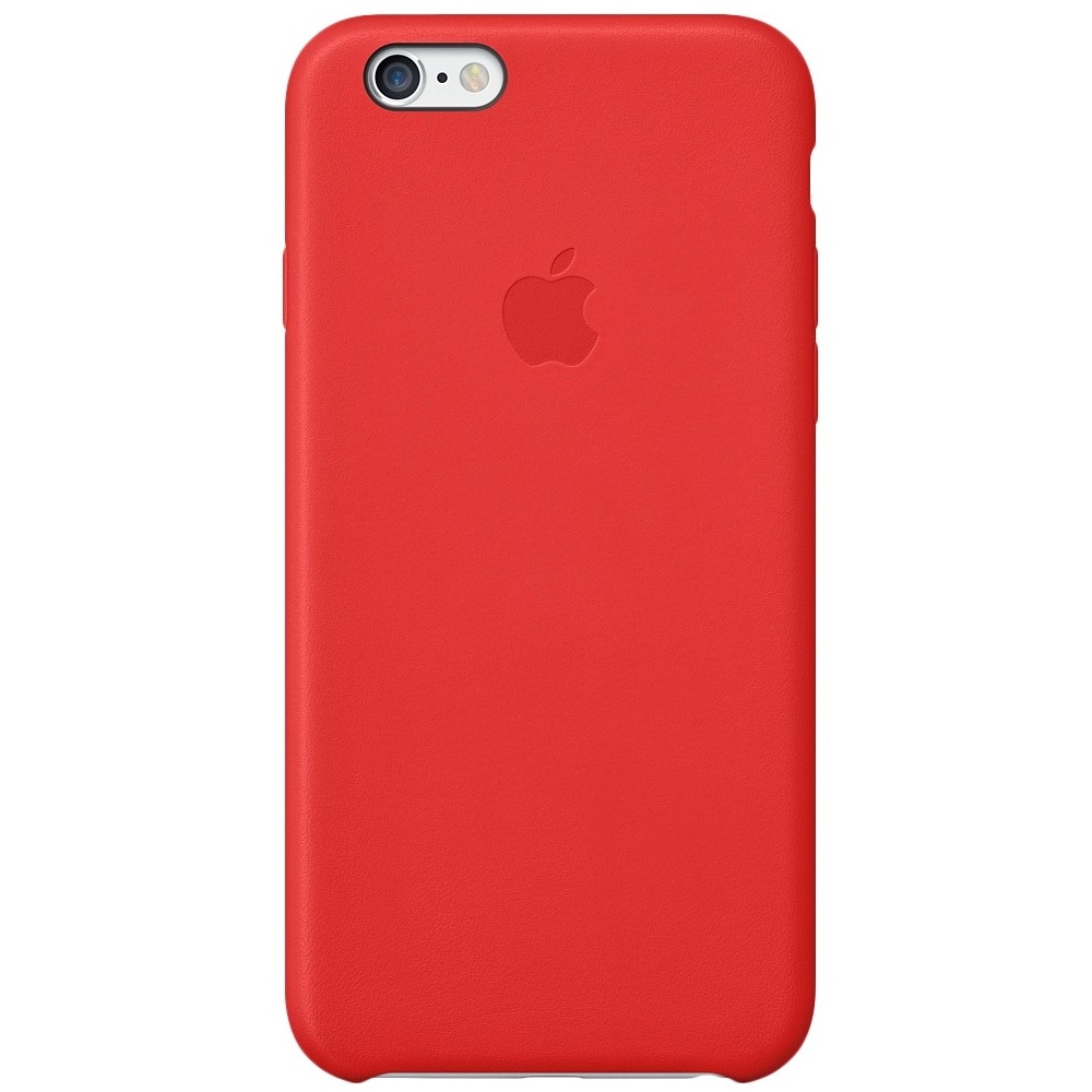 Кожаный чехол Apple iPhone 6 Leather Case Red (PRODUCT) (MGR82ZM/A) для iPhone 6/6S