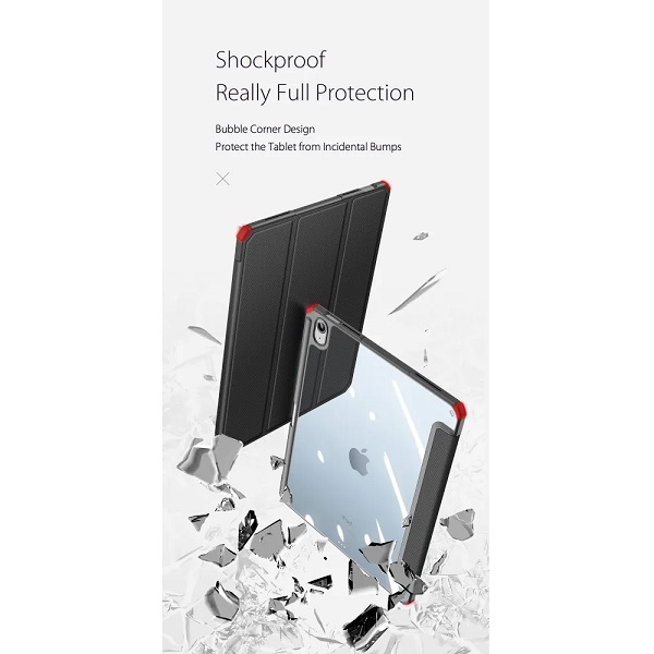 Чехол-книжка Dux Ducis для iPad 10.9 (2022)/11 (2025 A16) Domo Toby Series Black