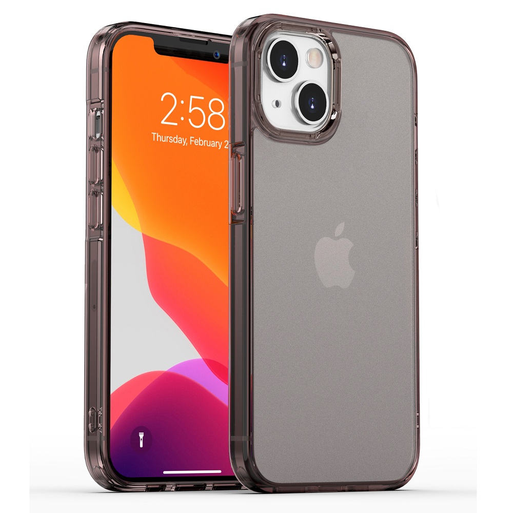 Чехол Gurdini Alba Series для iPhone 13 Protective smoke