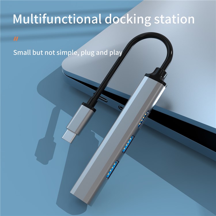 USB-концентратор iNeez Slim 4-in-1 USB-C Hub