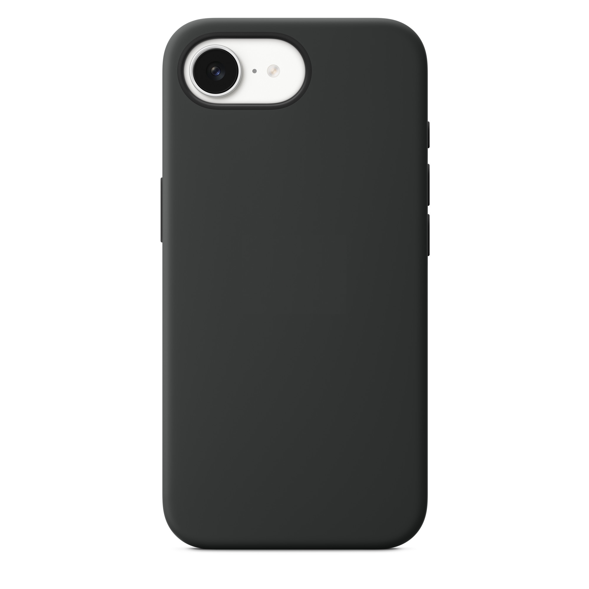 Силиконовый чехол Naturally Silicone Case with MagSafe Black для iPhone 16e