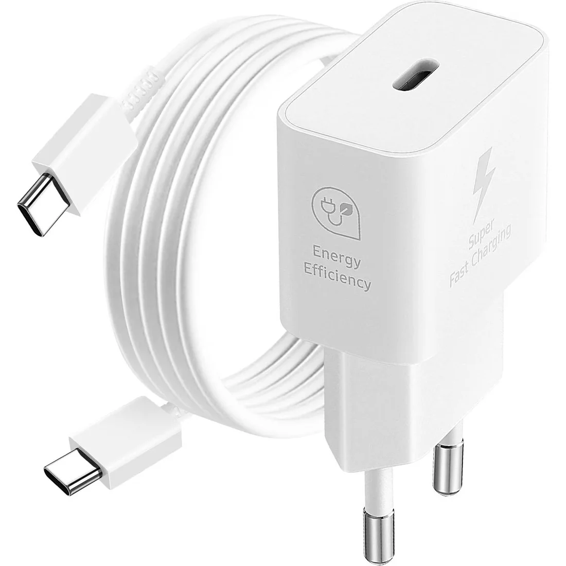 Сетевое зарядное устройство Samsung Adapter 25W + cable White (EP-T2510)