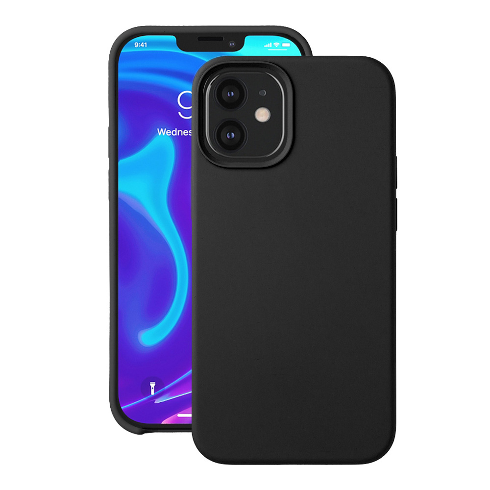 Чехол Deppa Liquid Silicone Case Black (87706) для Apple iPhone 12 mini