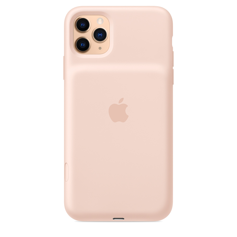 Силиконовый чехол-аккумулятор Apple Smart Battery Case Pink Sand (MWVR2ZM/A) для iPhone 11 Pro Max