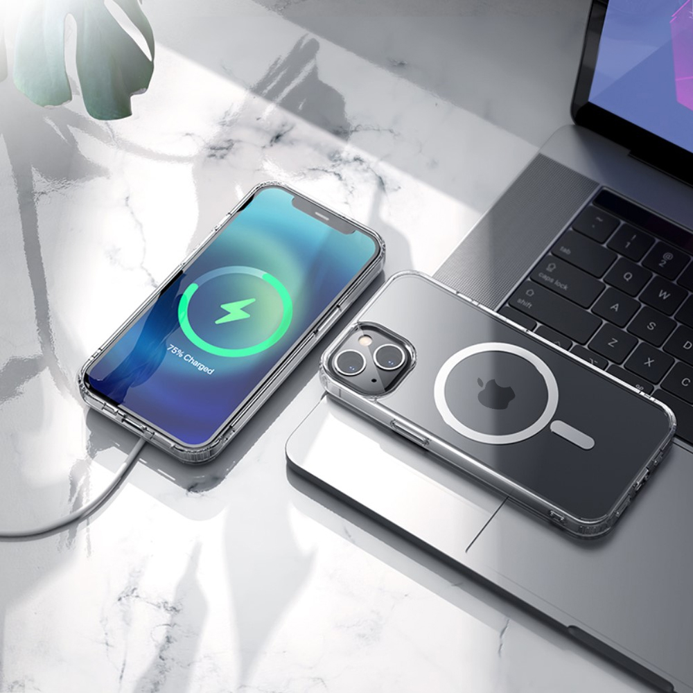 Чехол прозрачный Hoco Clear Case Magsafe для iPhone 13