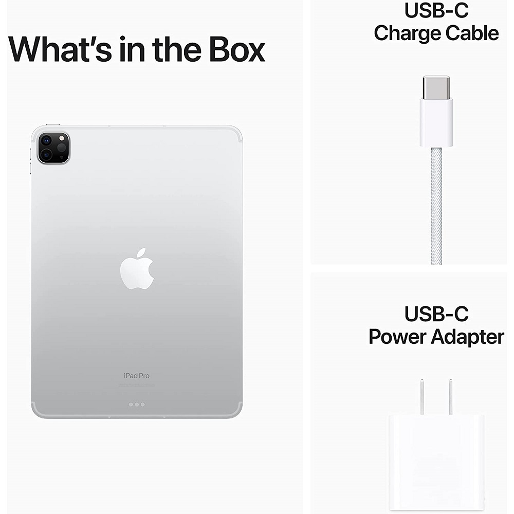 Планшет Apple iPad Pro 11 2022, 256 ГБ, Wi-Fi + Cellular, серебристый