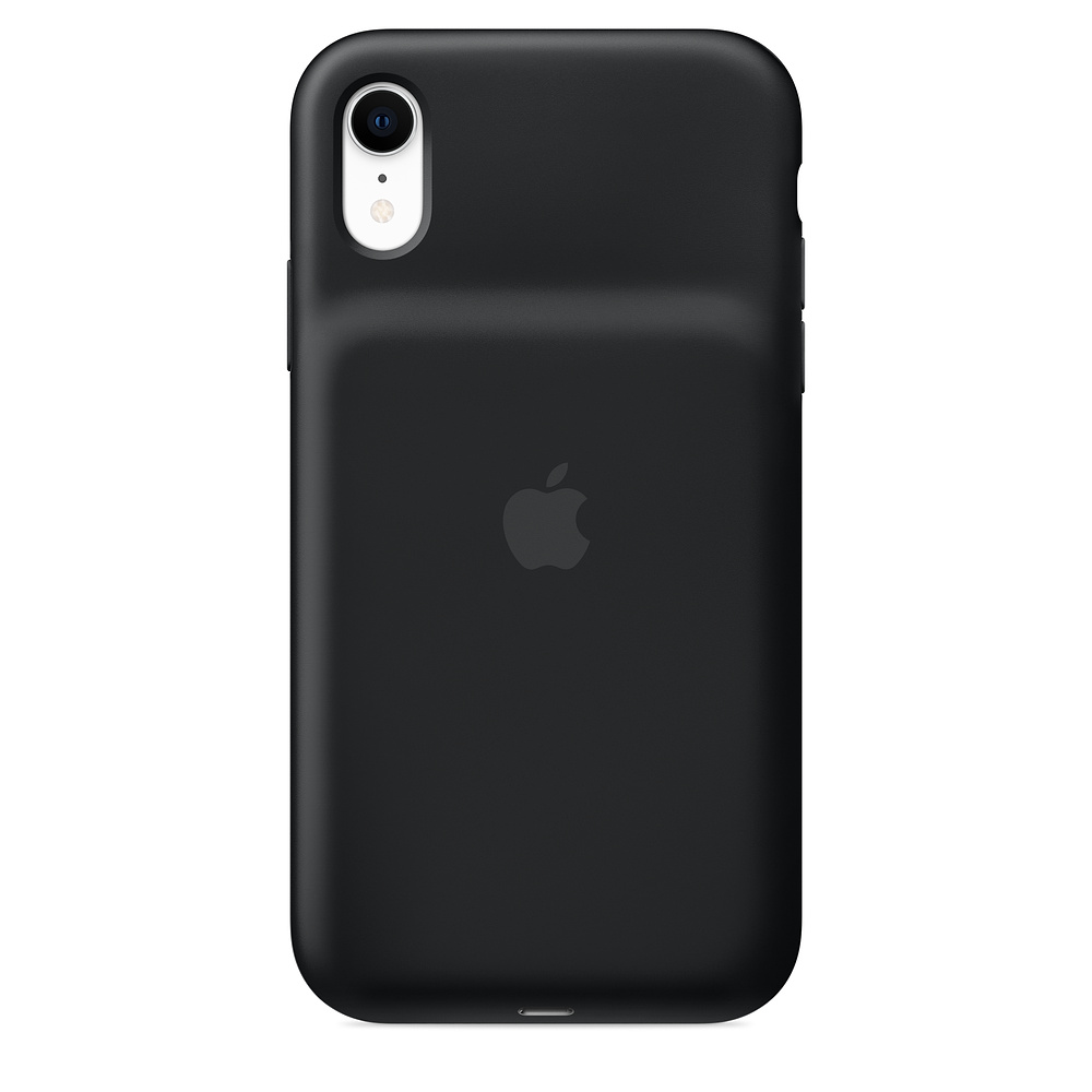 Силиконовый чехол-аккумулятор Apple iPhone XR Smart Battery Case Black (MU7M2ZM/A) для iPhone XR