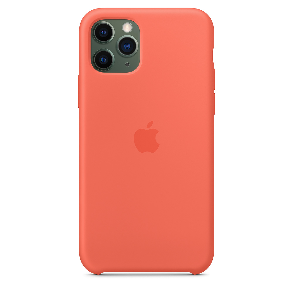 Силиконовый чехол Apple iPhone 11 Pro Silicone Case - Clementine (MWYQ2ZM/A) для iPhone 11 Pro
