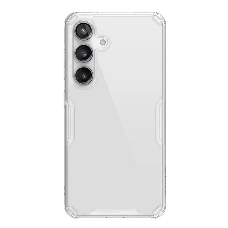 Силиконовый чехол для Samsung S24 Plus/S25 Plus (прозрачный)