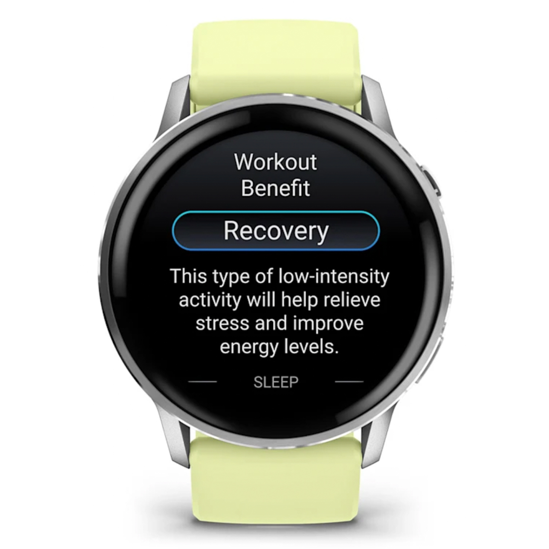 Умные часы Garmin Venu 4 - 45 mm Silver with Citron Silicone band (010-03014-02)