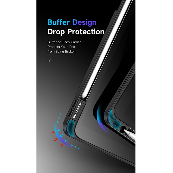 Чехол-книжка Dux Ducis для iPad 10.9 (2022)/11 (2025 A16) Magi Series Gray