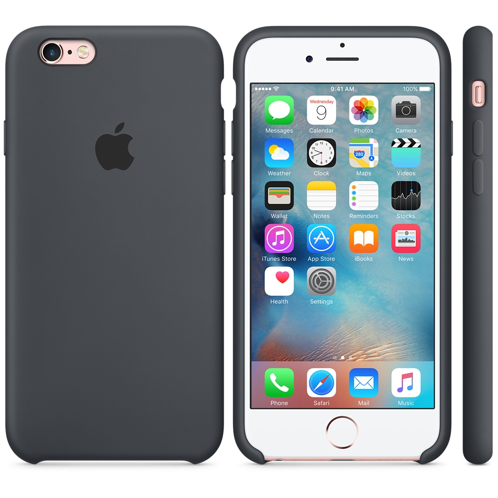 Силиконовый чехол Apple iPhone 6 Silicone Case Charcoal Gray (MKY02ZM/A) для iPhone 6/6S