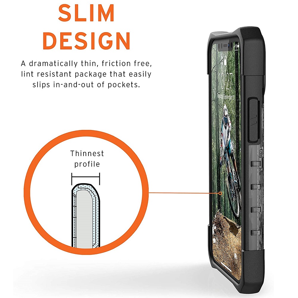 Противоударный защитный чехол UAG Plasma Ash для iPhone 12 mini