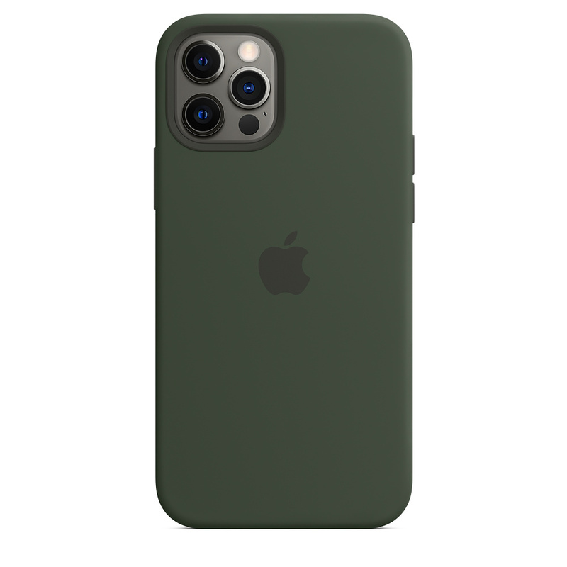 Силиконовый чехол Apple iPhone 12/12 Pro Silicone Case with MagSafe - Cyprus Green (MHL33ZE/A) для iPhone 12/12 Pro