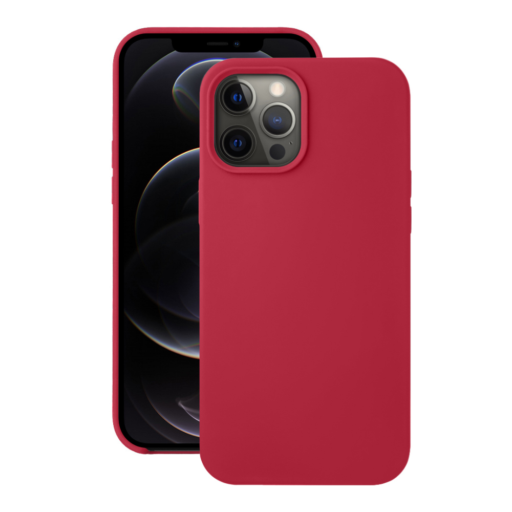 Чехол Deppa Liquid Silicone Case Red (87784) для Apple iPhone 12 Pro Max
