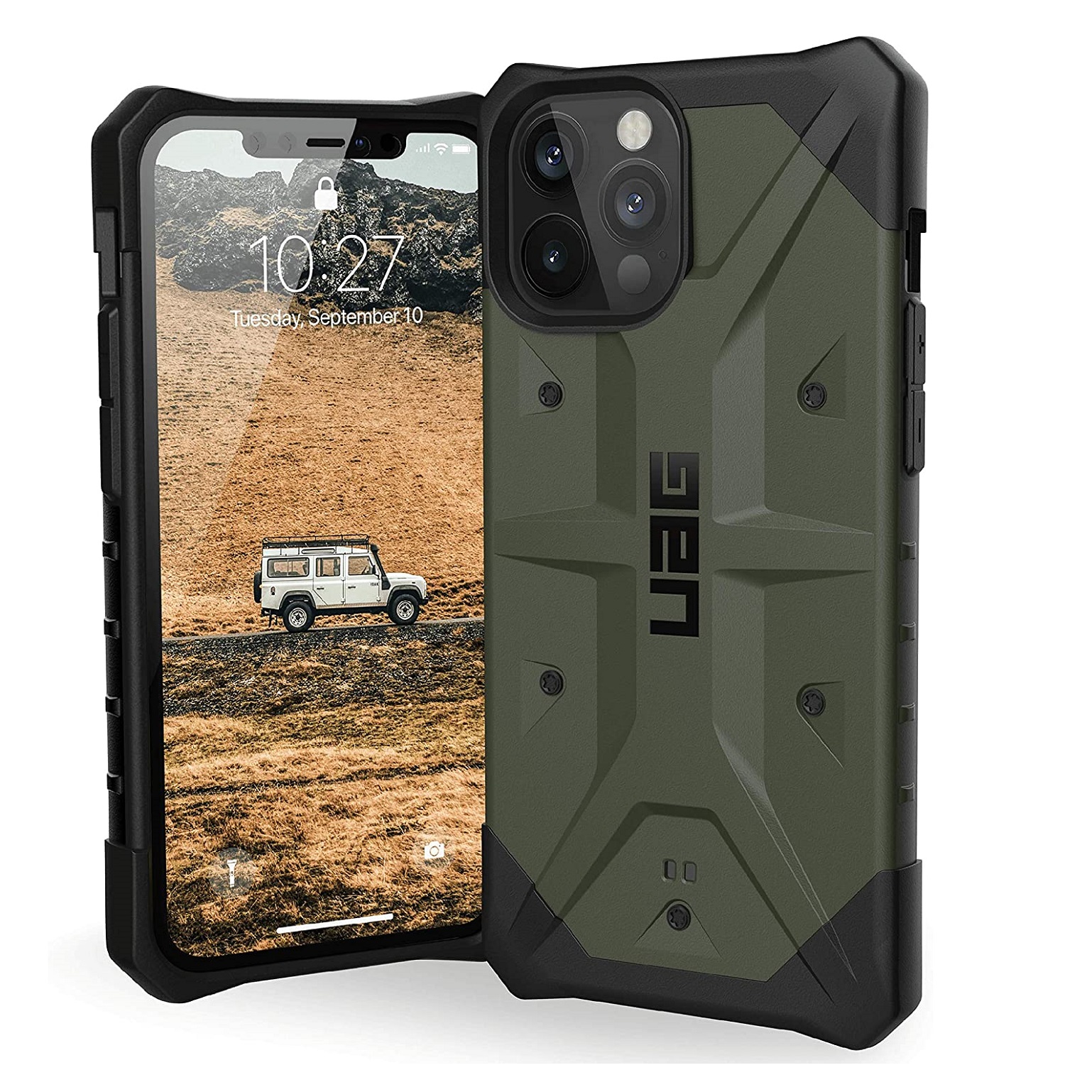 Противоударный защитный чехол UAG Pathfinder Series Case Olive для iPhone 12 Pro Max