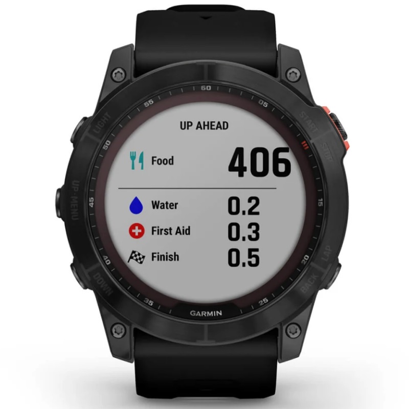 Умные часы Garmin fenix 7X – Solar Edition Slate grey with black band (010-02541-01)