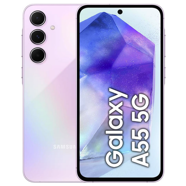 Смартфон Samsung Galaxy A55 5G 8/256 ГБ, Dual: nano SIM + eSIM, lilac
