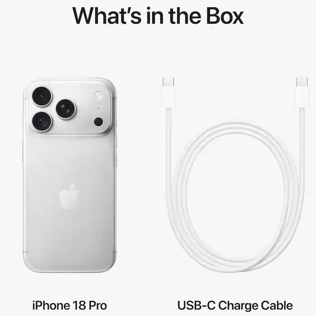 Смартфон Apple iPhone 18 Pro 2TB Silver (eSIM)