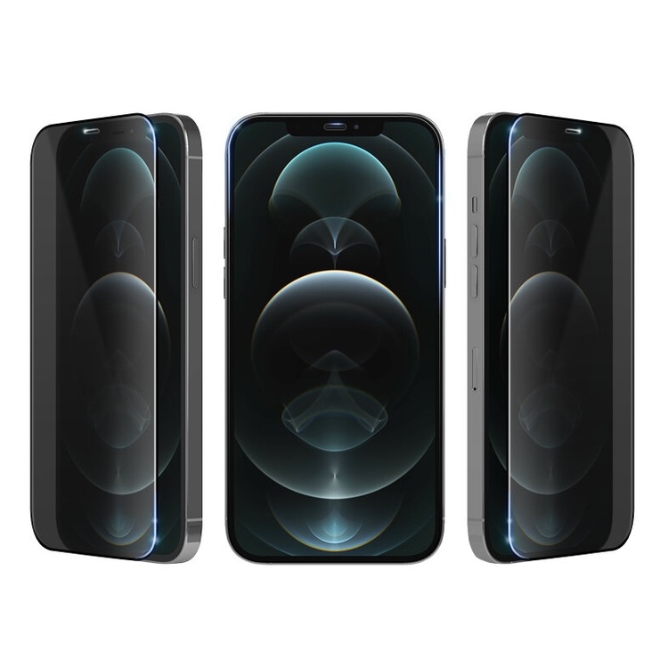 Защитное стекло MOCOLL полноразмерное 2.5D для iPhone 12/12 Pro (серия Arrow) приватное