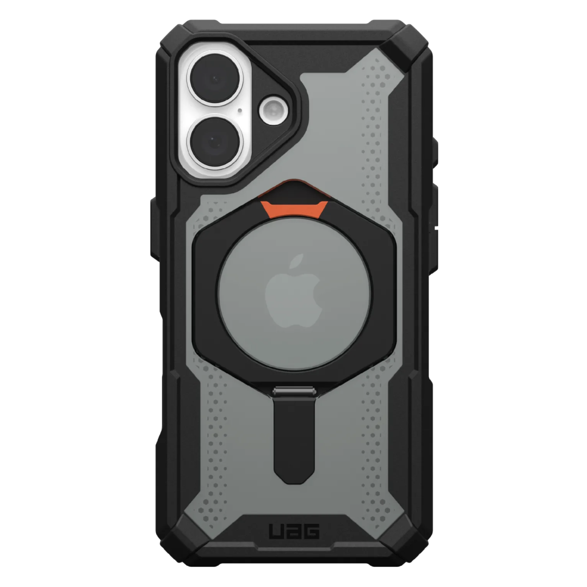 Противоударный защитный чехол UAG Plasma XTE MagSafe для iPhone 16 Black/Orange