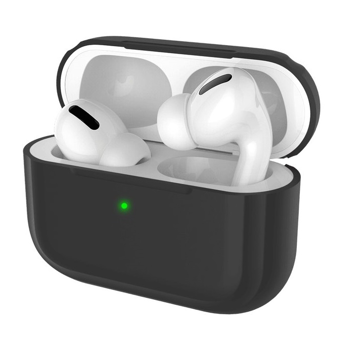 Силиконовый чехол Deppa Black для AirPods Pro (47030)
