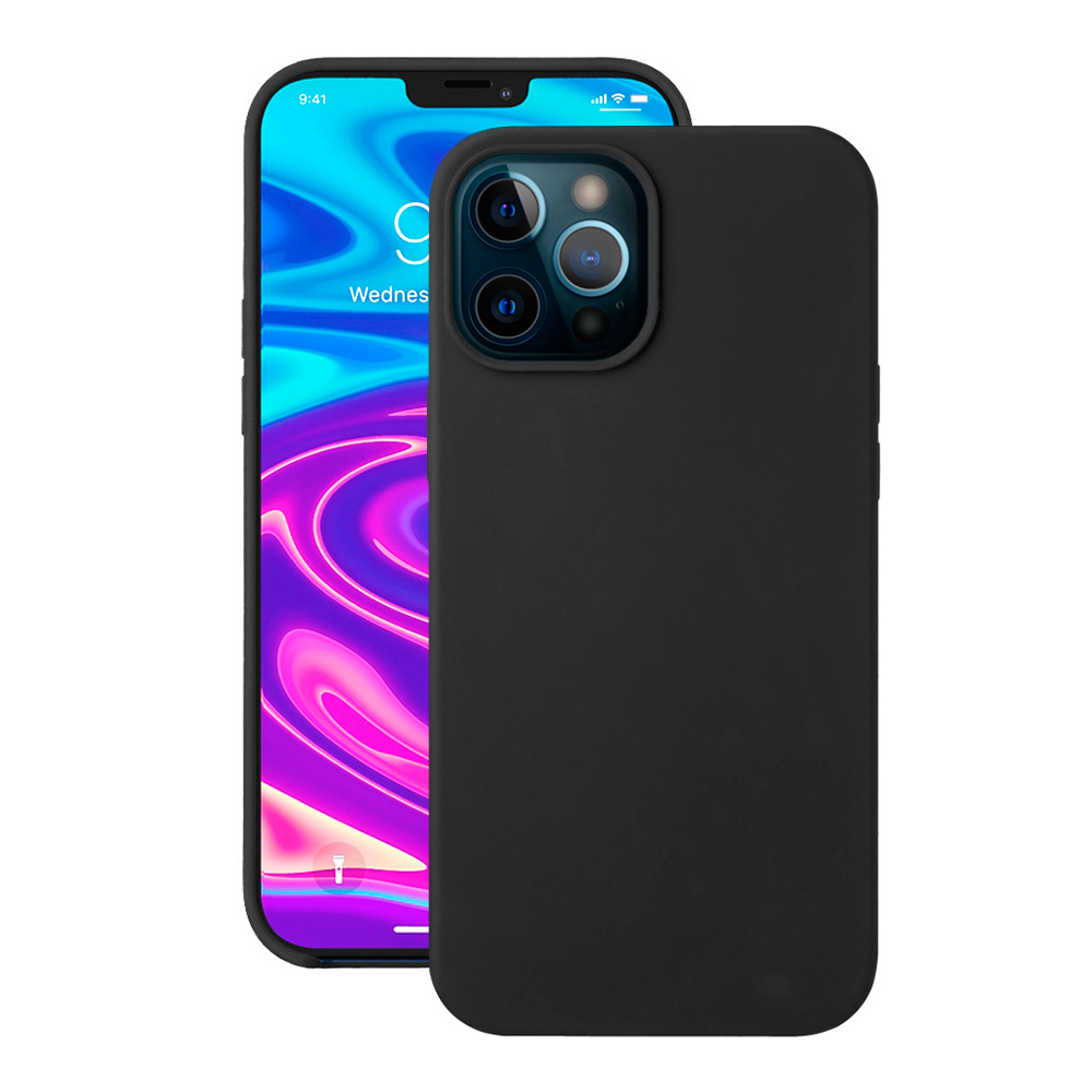 Чехол Deppa Liquid Silicone Case Black (87709) для Apple iPhone 12 Pro Max