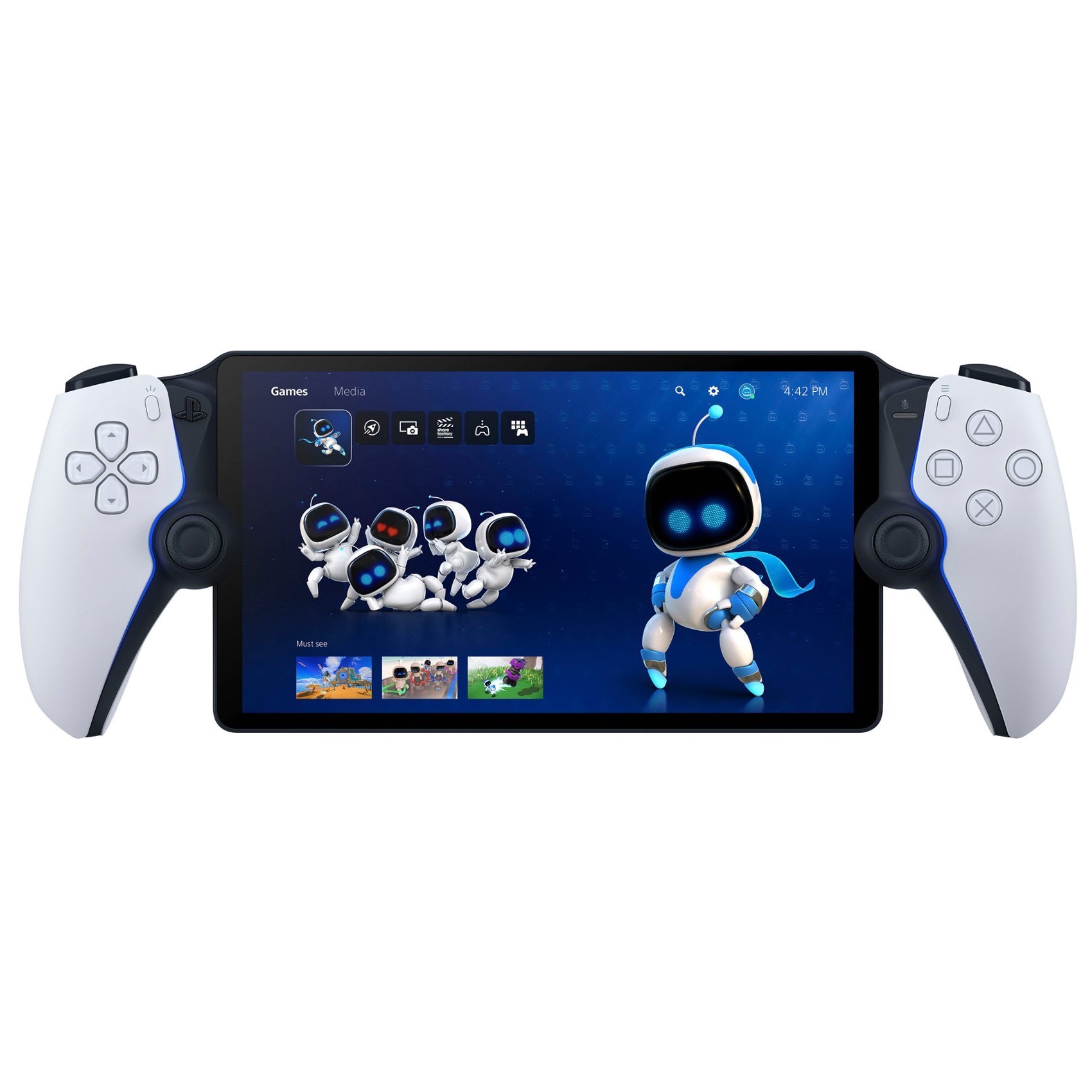 Портативная консоль-контроллер для дистанционной игры Sony PlayStation Portal Remote Player White (CFIJ-18000)