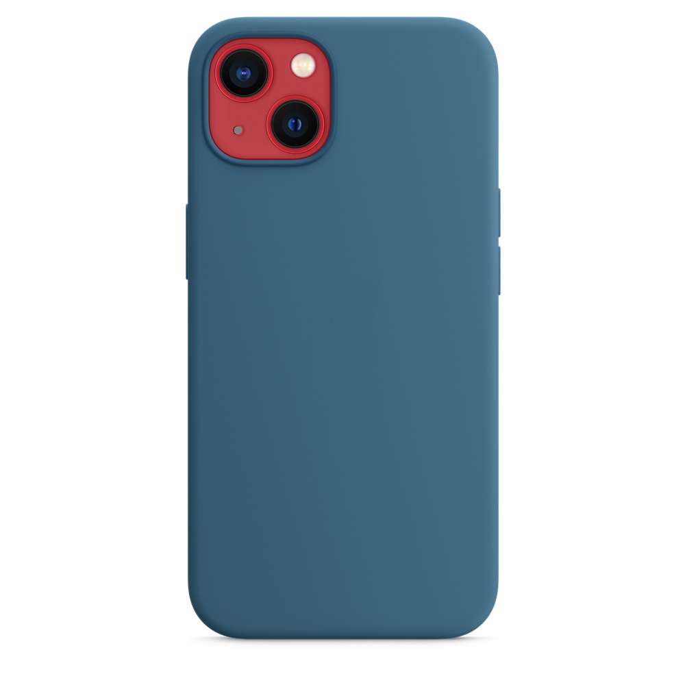 Силиконовый чехол Naturally Silicone Case with MagSafe Blue Jay для iPhone 13
