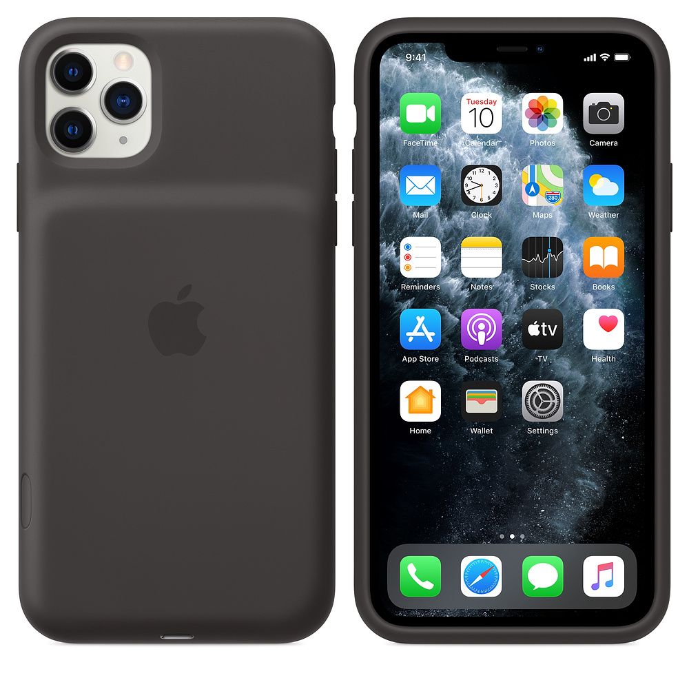 Силиконовый чехол-аккумулятор Apple Smart Battery Case Black (MWVP2ZM/A) для iPhone 11 Pro Max