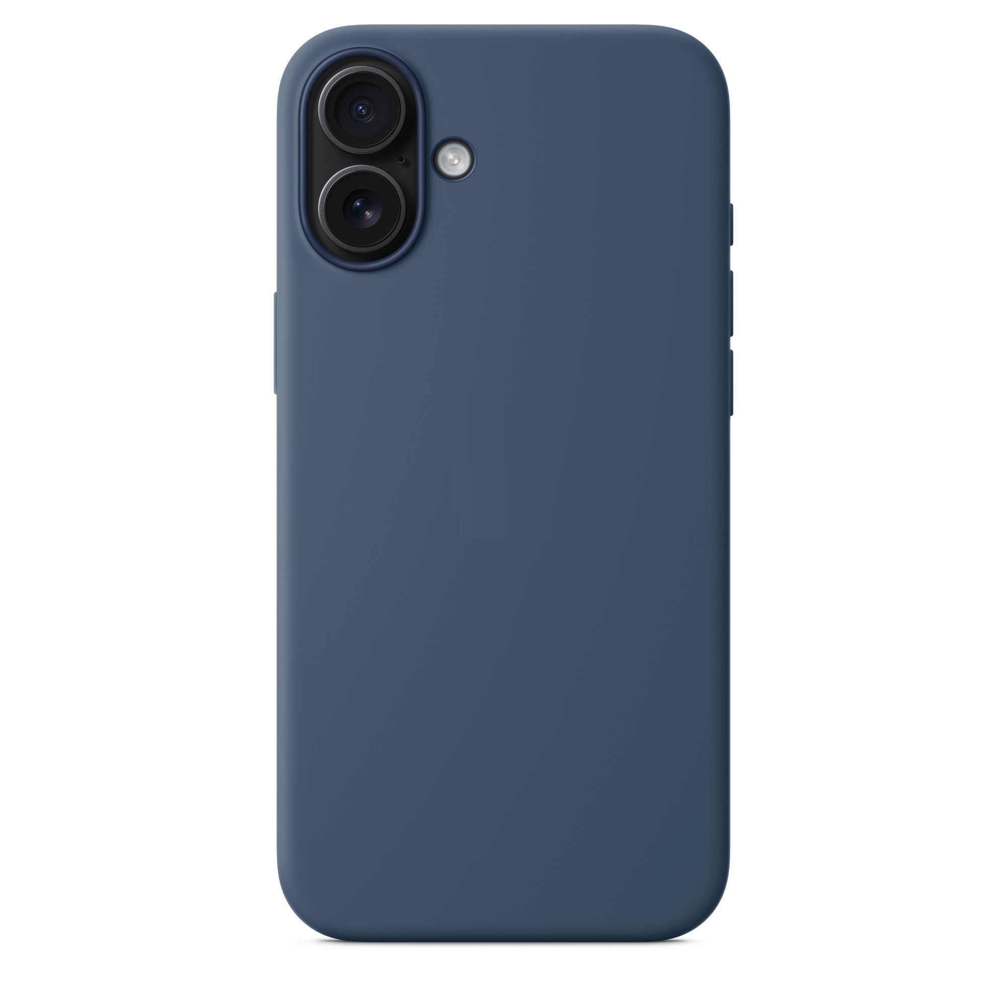Силиконовый чехол Naturally Silicone Case with MagSafe Denim для iPhone 16 Plus