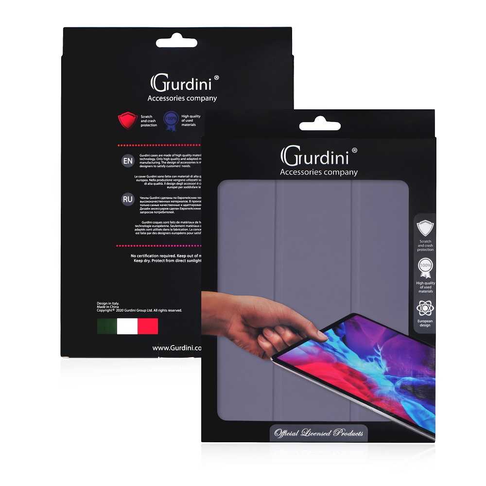 Чехол-книжка Gurdini Milano Series (pen slot) для iPad 10.9 (2022)/11 (2025 A16) Lavender