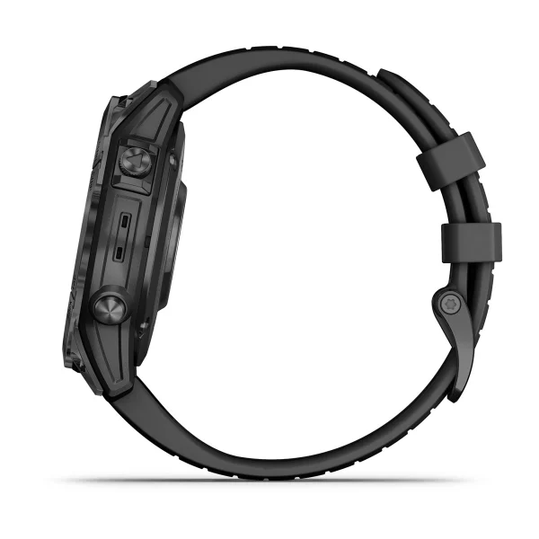 Умные часы Garmin epix Pro (Gen 2) – Standard Edition - 47 mm Slate Grey with Black Band (010-02803-01)
