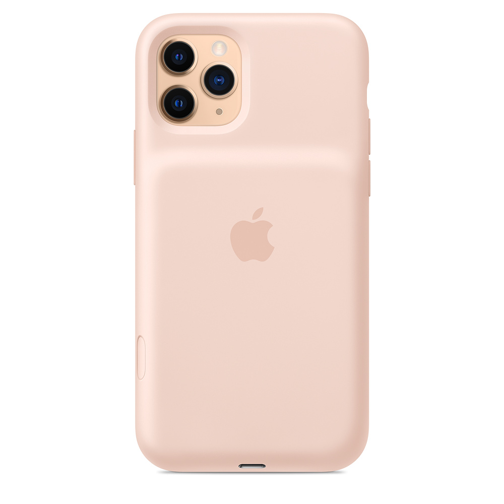 Силиконовый чехол-аккумулятор Apple Smart Battery Case Pink Sand (MWVN2ZM/A) для iPhone 11 Pro