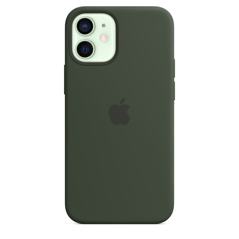 Силиконовый чехол Apple iPhone 12 mini Silicone Case with MagSafe - Cyprus Green (MHKR3ZE/A) для iPhone 12 mini