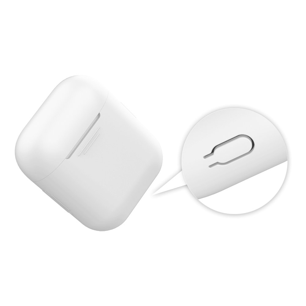 Силиконовый чехол Deppa White для AirPods (47009)