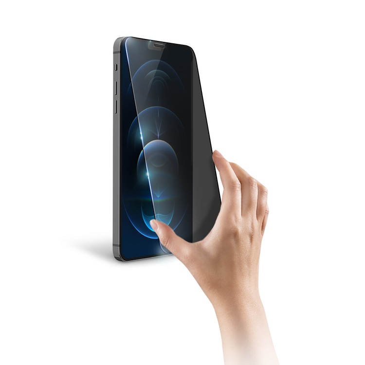 Защитное стекло MOCOLL полноразмерное 2.5D для iPhone 12/12 Pro (серия Arrow) приватное