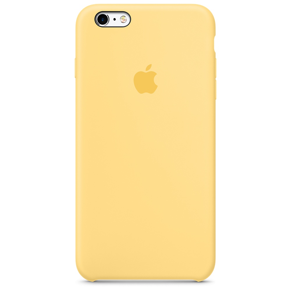 Силиконовый чехол Apple iPhone 6S Plus Silicone Case - Yellow (MM6H2ZM/A) для iPhone 6 Plus/6S Plus