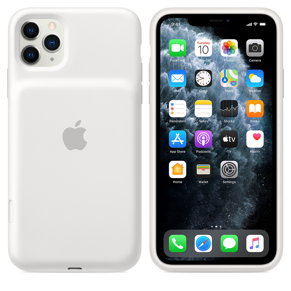 Силиконовый чехол-аккумулятор Apple Smart Battery Case White (MWVQ2ZM/A) для iPhone 11 Pro Max